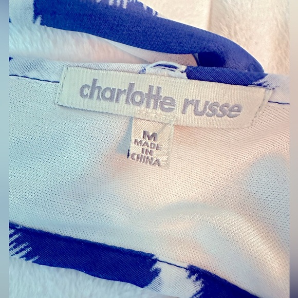 Charlotte Russe Size Medium Striped Maxi Dress - Picture 7 of 7